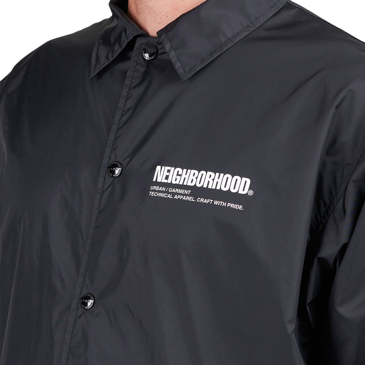 Neighborhood Windbreaker Jacket (Schwarz) - Allike Store