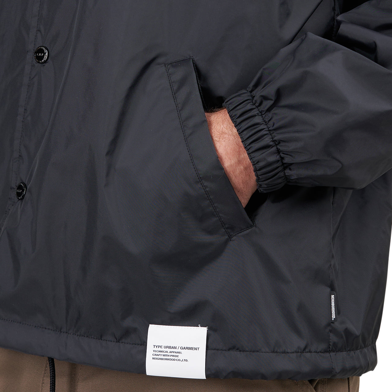 Neighborhood Windbreaker Jacket (Schwarz) - Allike Store