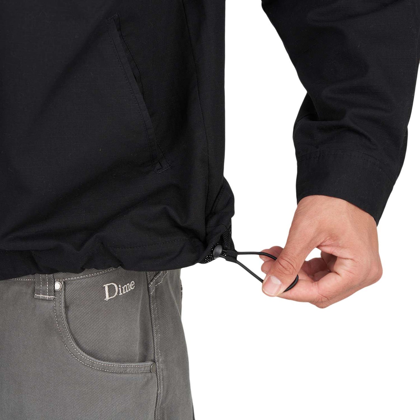Dime Wave Jacket (Schwarz) - Allike Store