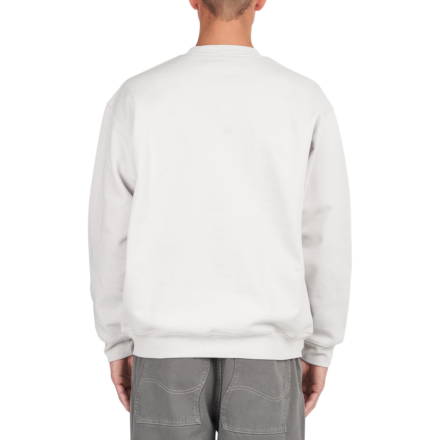 Dime Cursive Logo Crewneck (Grau) - Allike Store