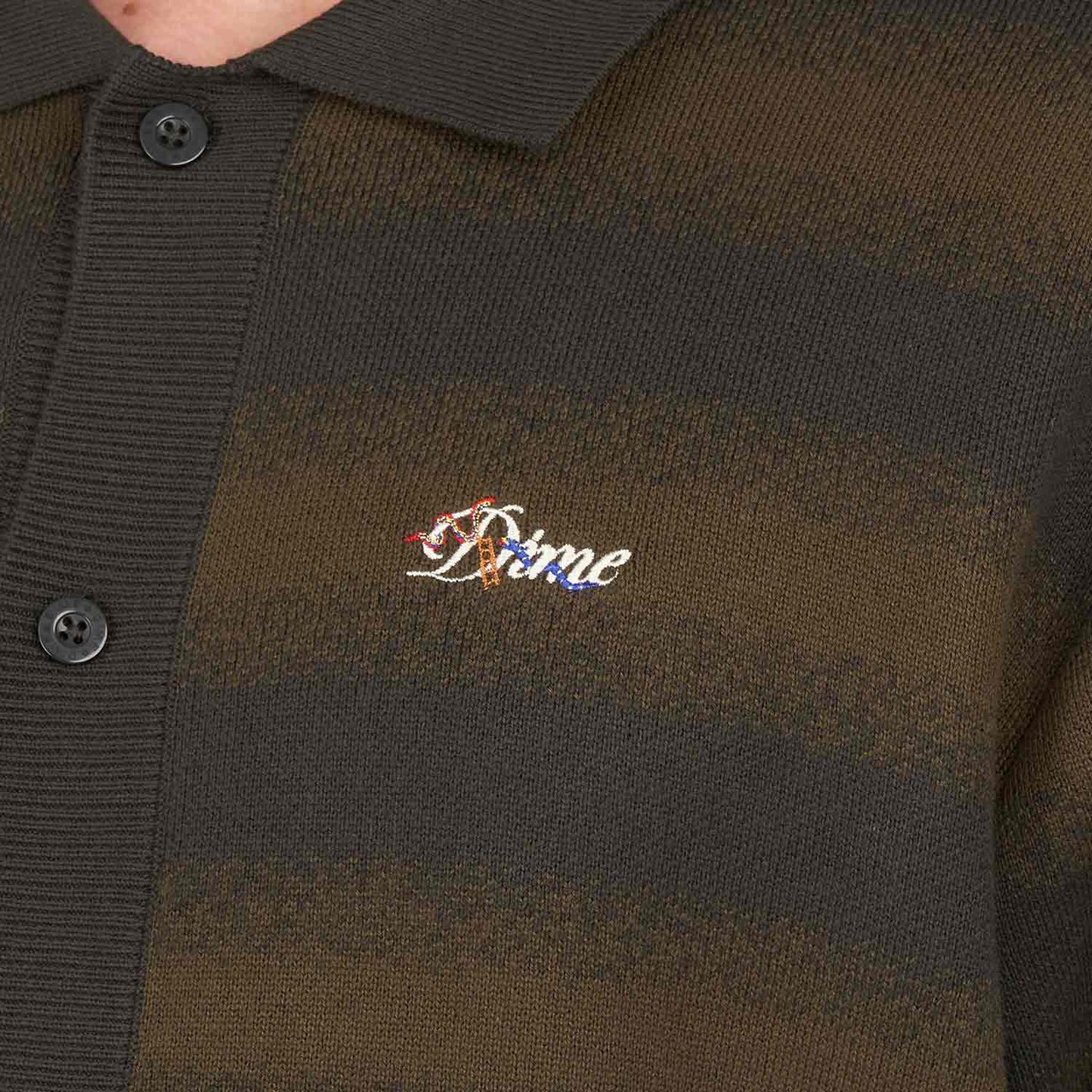 Dime Haze Knit Cardigan (Grün) - Allike Store