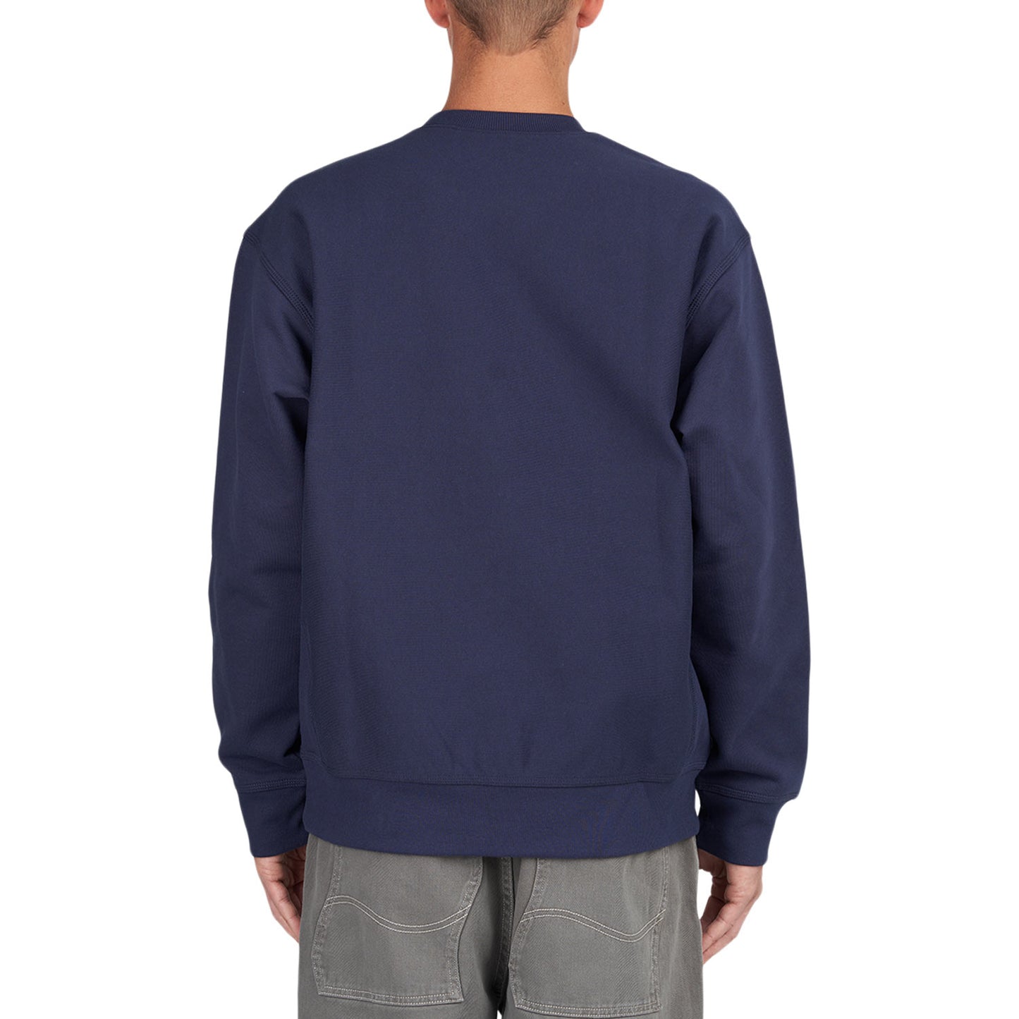 Carhartt WIP American Script Sweatshirt (Dunkelblau) - Allike Store