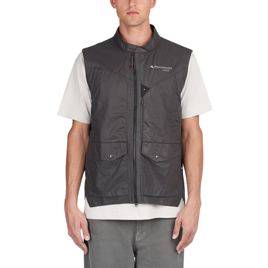 Klättermusen Ansur Wind Vest M's (Schwarz)  - Allike Store