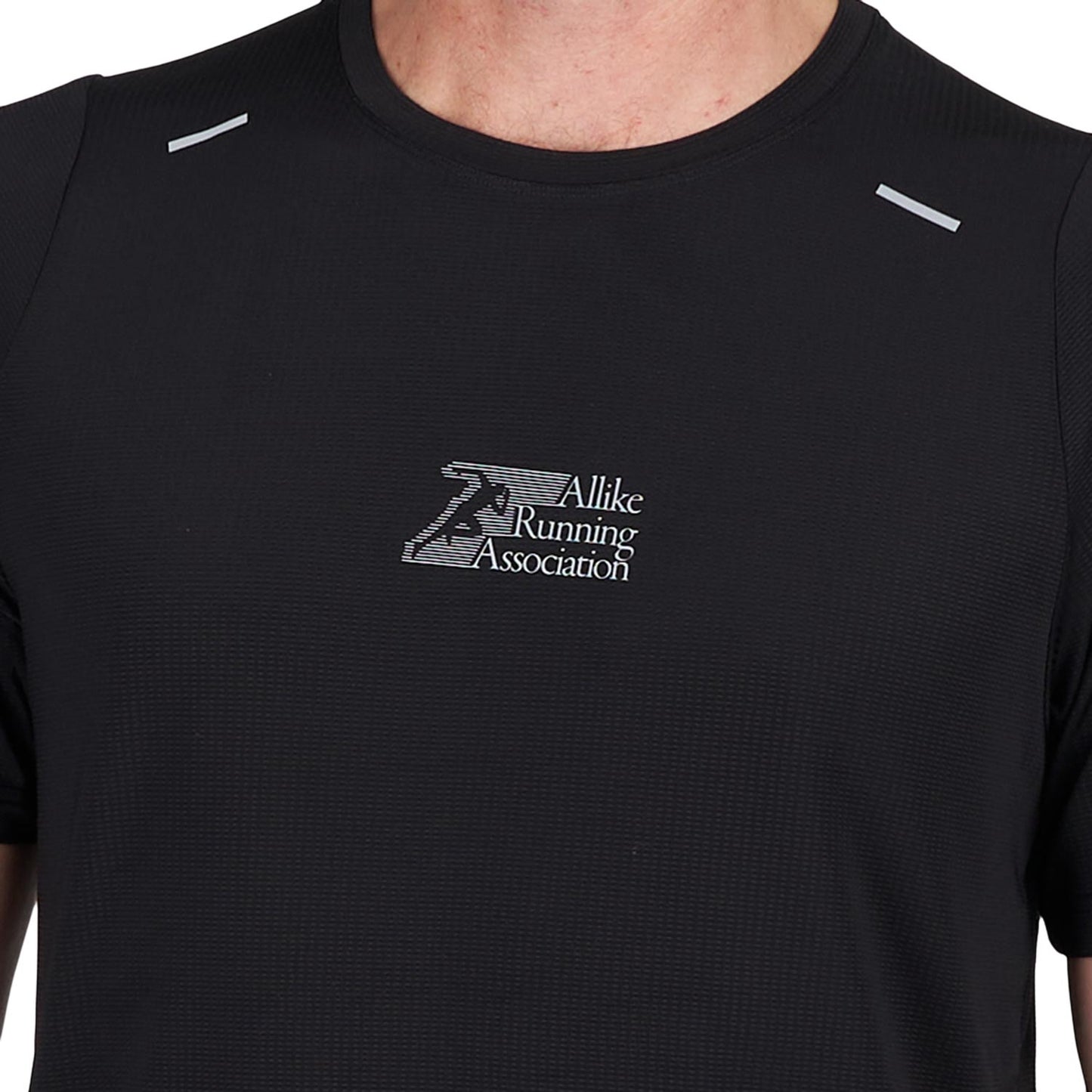 Allike Running Association Running Shirt (Schwarz / Reflective) - Allike Store