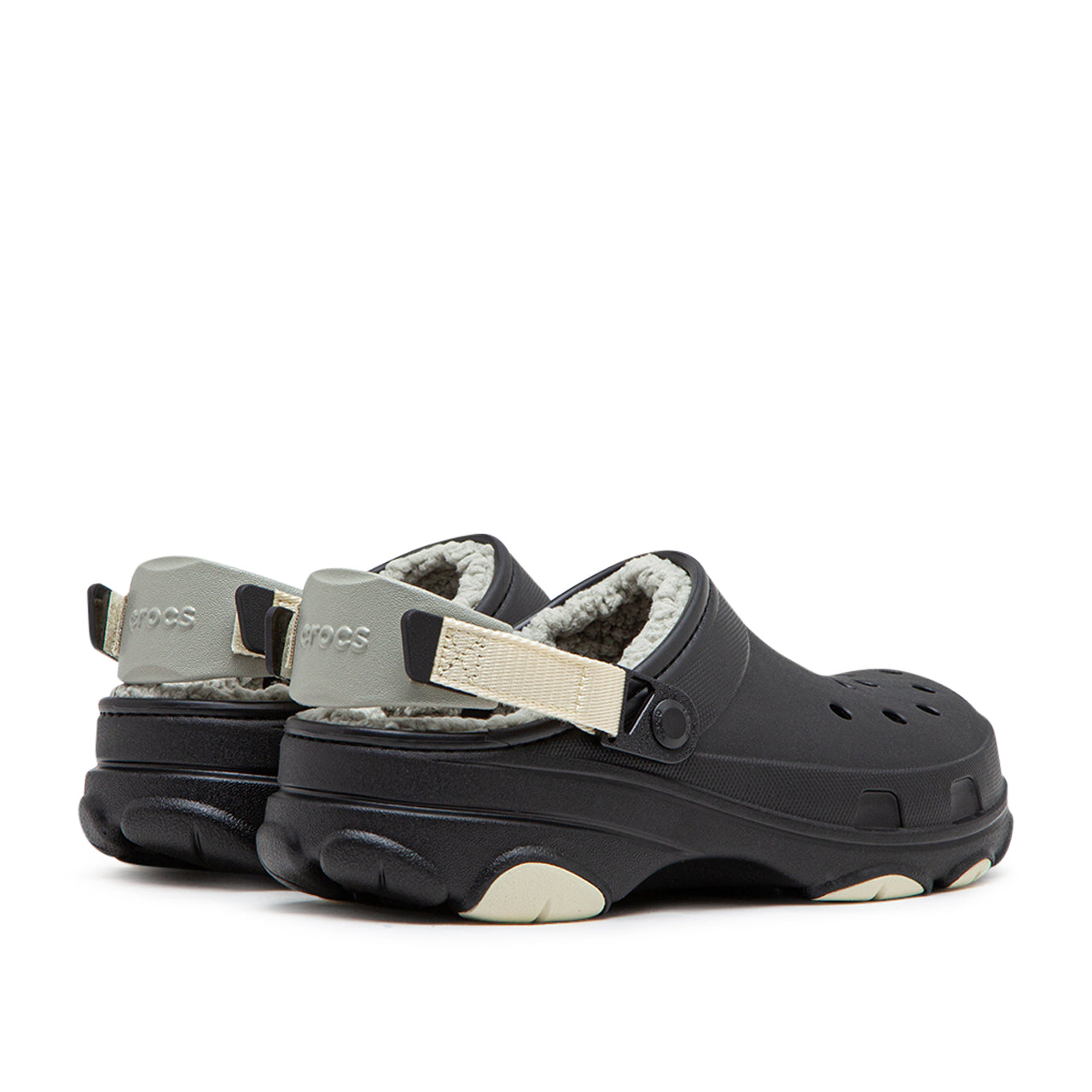 Crocs All Terrain Lined Clog (Schwarz / Weiß) - Allike Store
