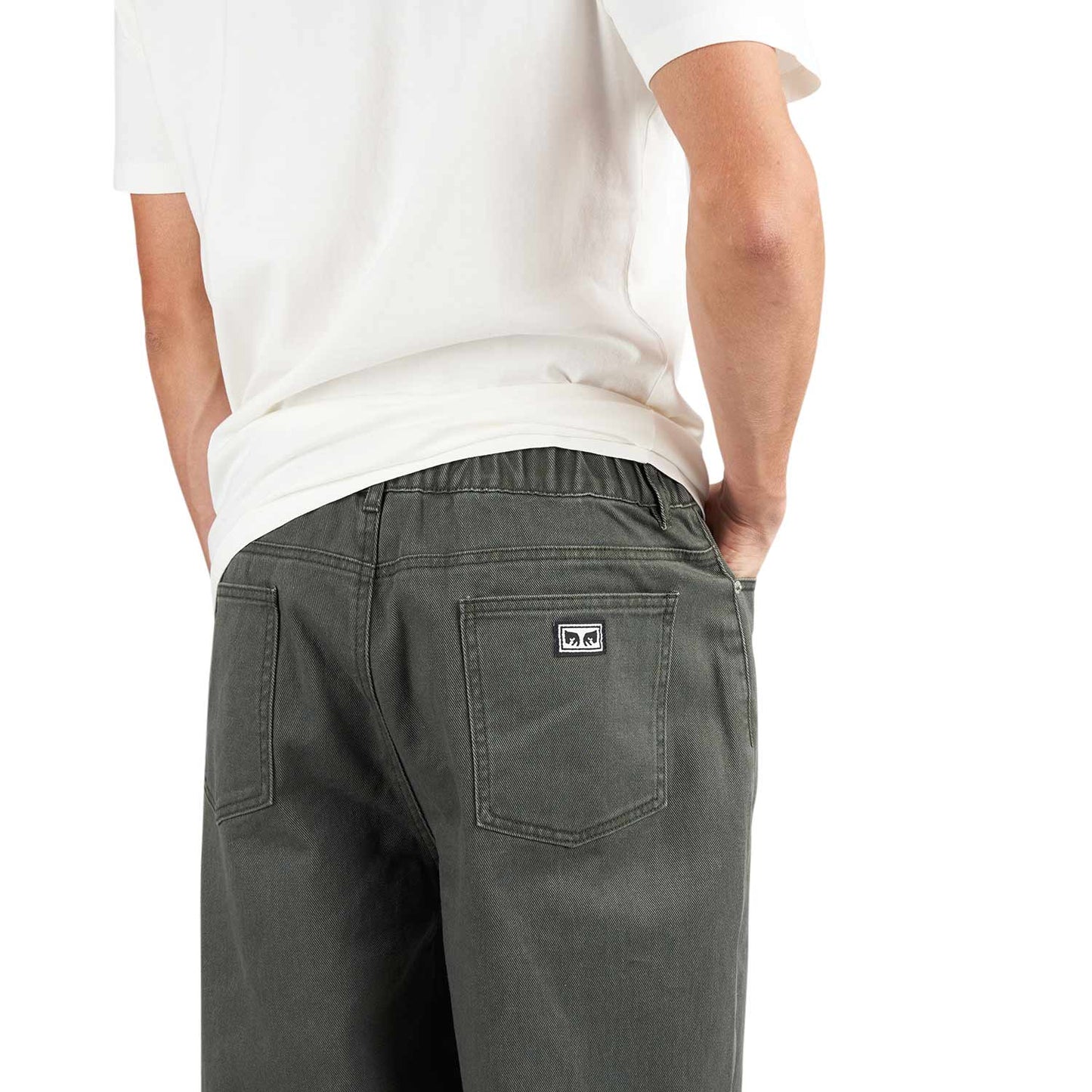 Obey Leah Baggy 5 Pocket Pant (Grau) - Allike Store