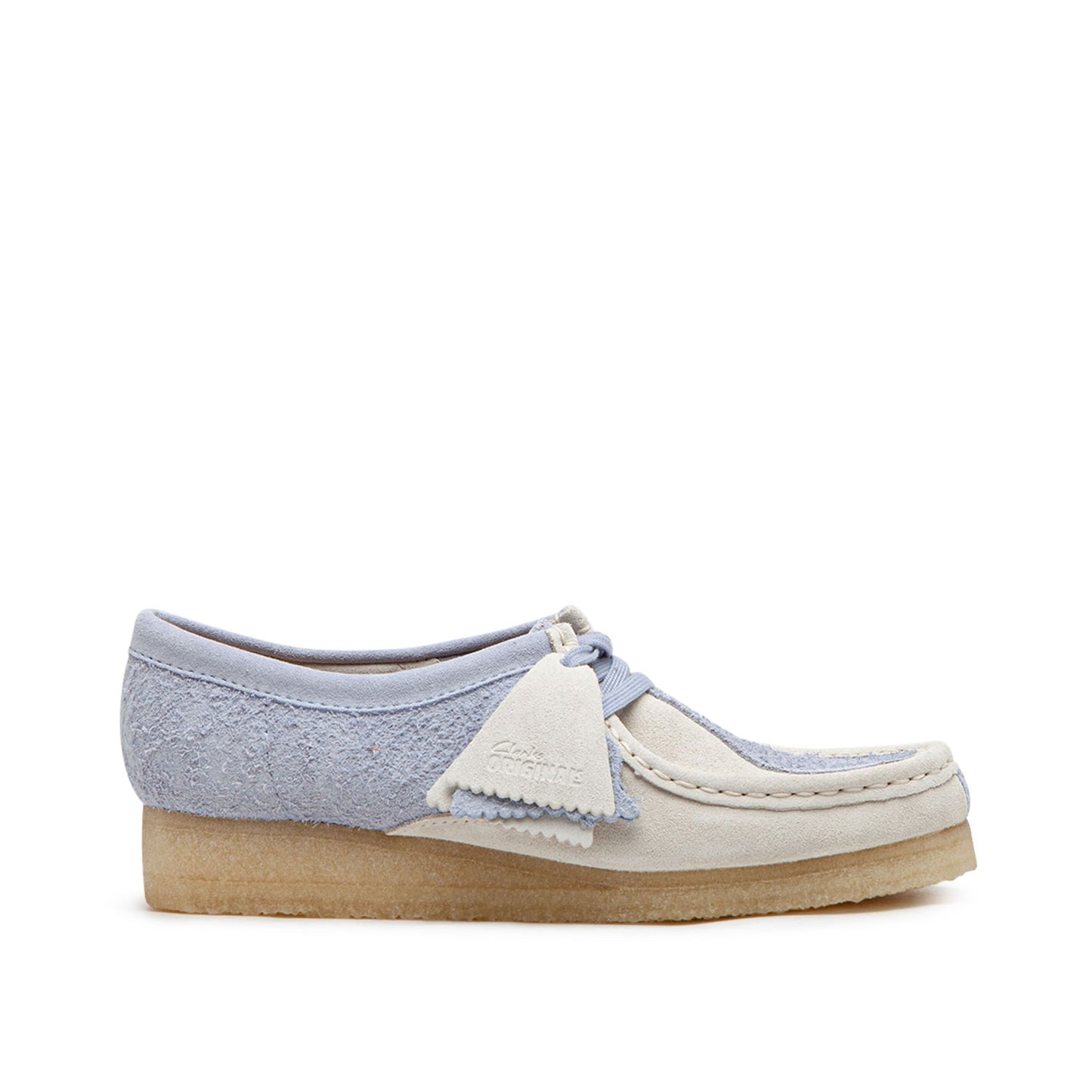 Clarks Wmns Wallabee "Cloud Grey" Combi (Grau)