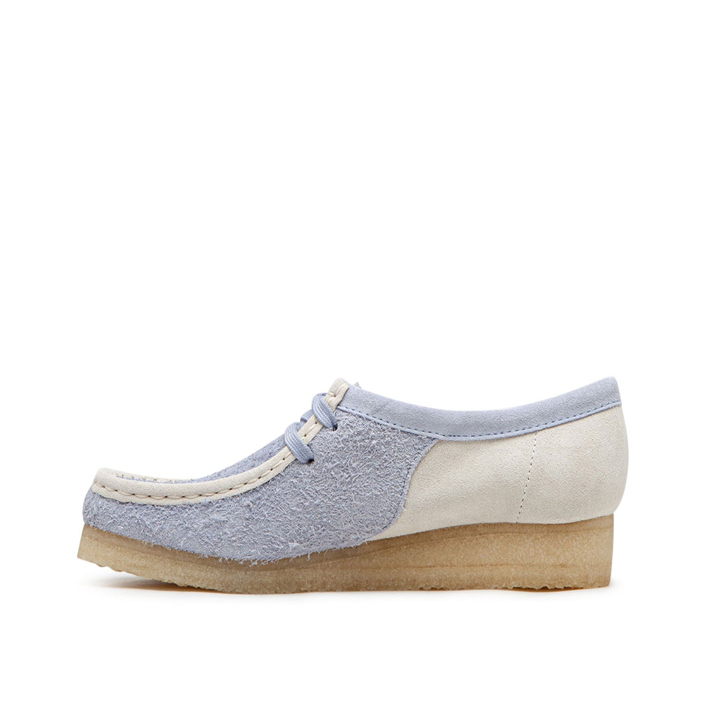 Clarks Wmns Wallabee "Cloud Grey" Combi (Grau)