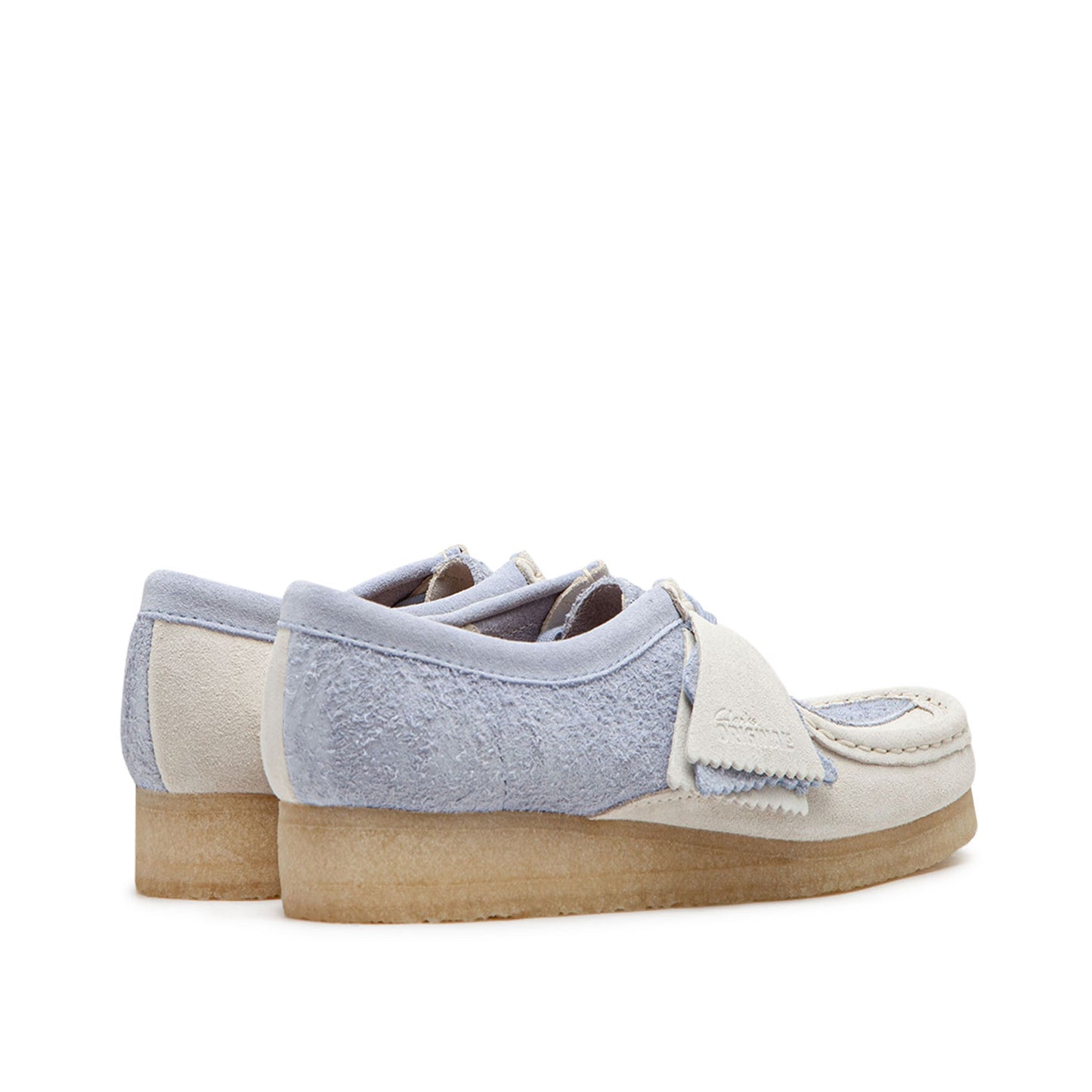 Clarks Wmns Wallabee "Cloud Grey" Combi (Grau)