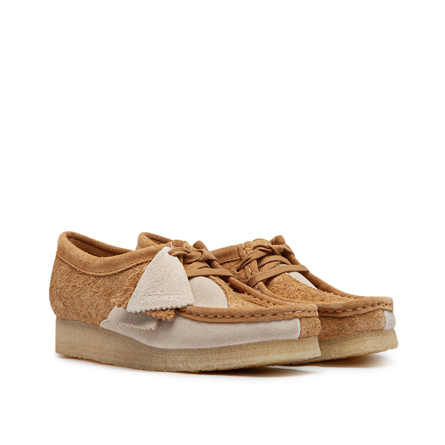 Clarks Wmns Wallabee "Mid Tan" Combi (Beige) - Allike Store