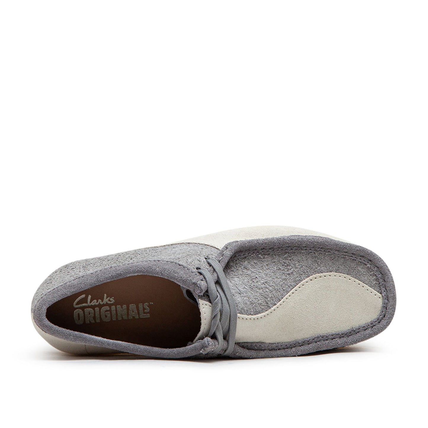 Clarks Wallabee (Grau / Creme)