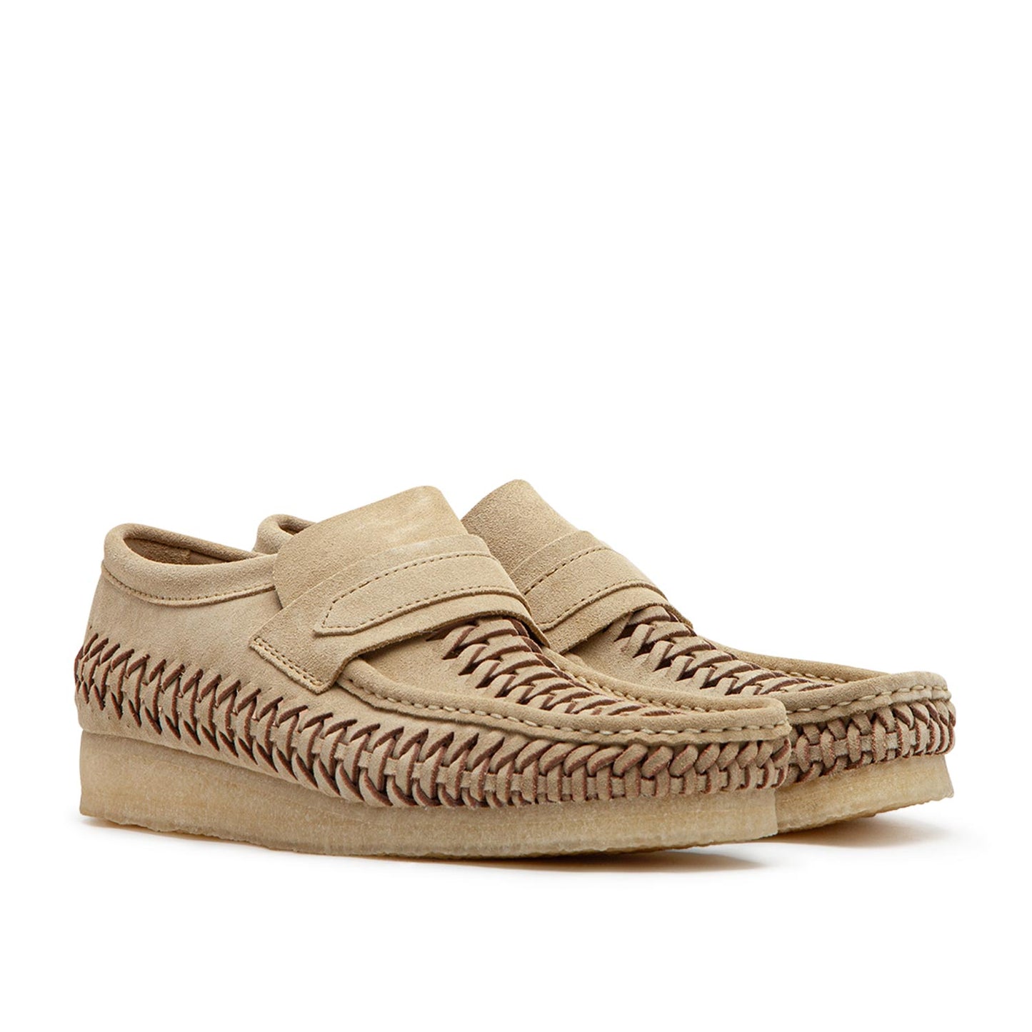 Clarks Originals Wallabee Loafer Weave (Beige)  - Allike Store