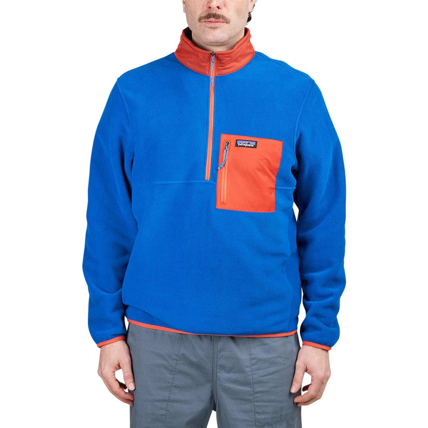 Patagonia Microdini 1/2-Zip Fleece Pullover (Blau)  - Allike Store