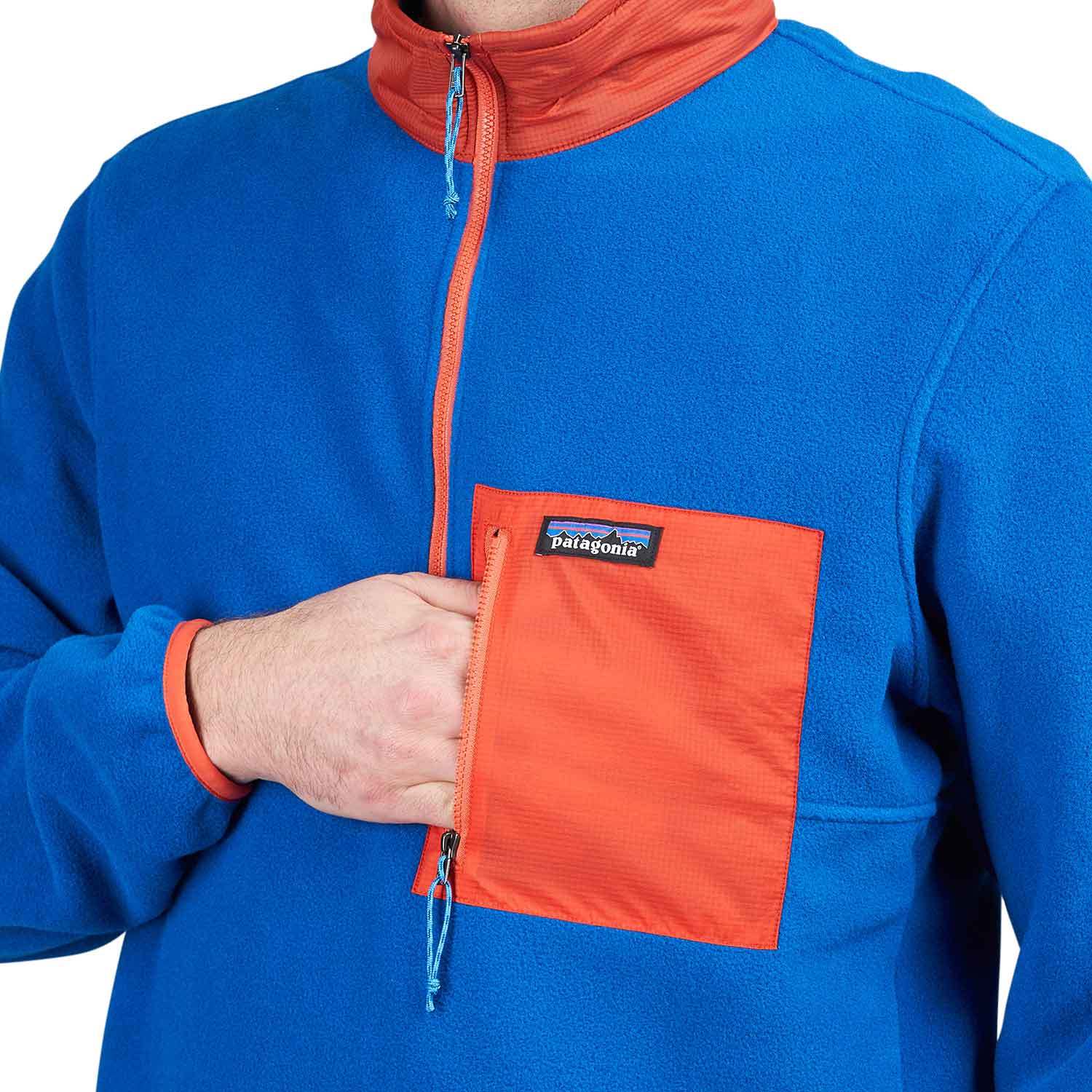 Patagonia Microdini 1/2-Zip Fleece Pullover (Blau)  - Allike Store