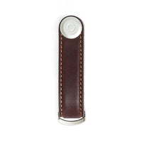 Orbitkey Leather Key Organiser (Dark Brown)