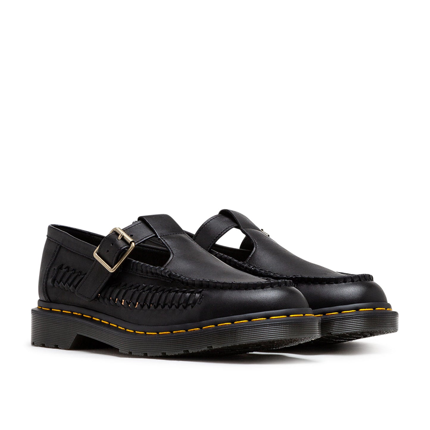 Dr. Martens Adrian T-Bar Loafer (Schwarz) - Allike Store