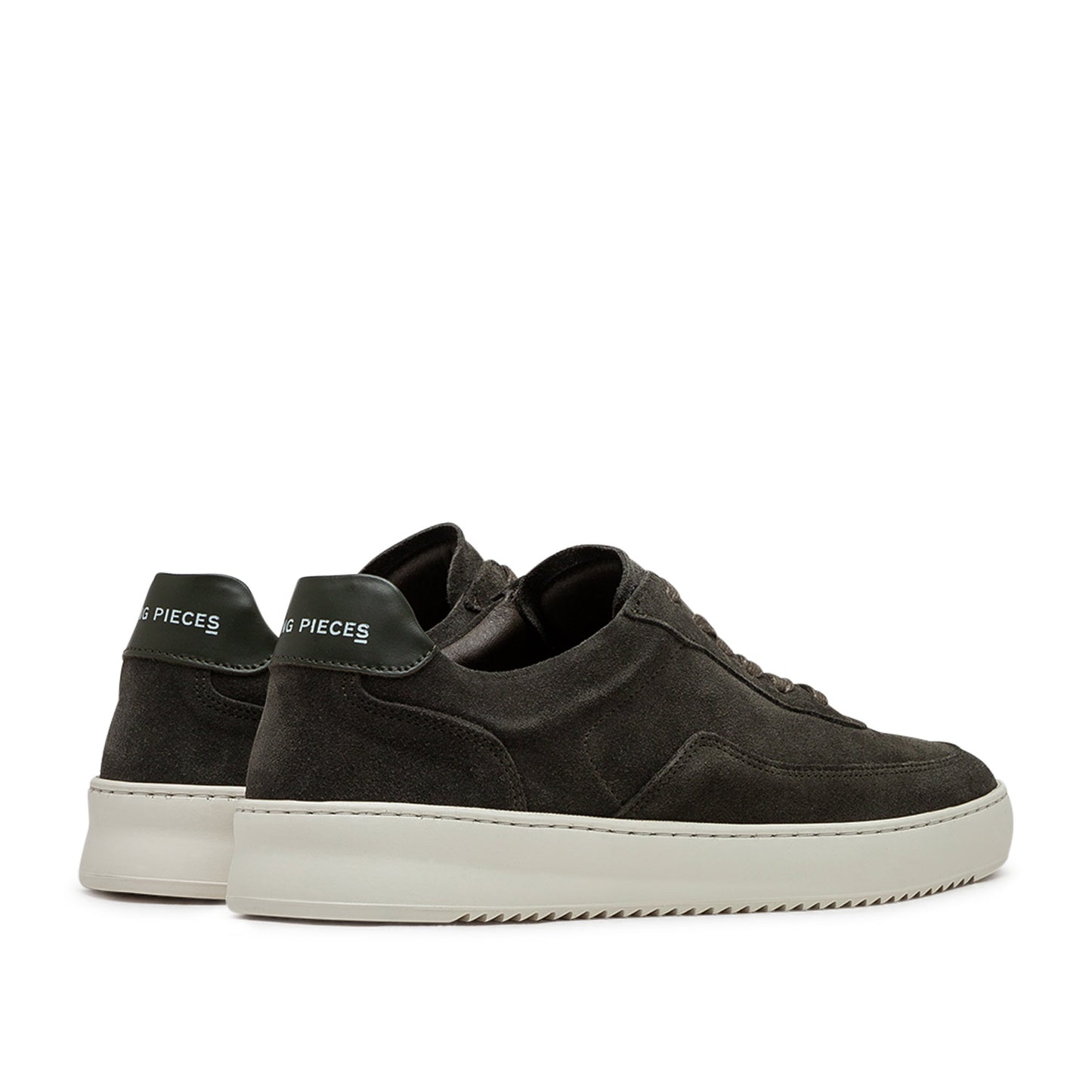 Filling Pieces Mondo Suede (Dunkelgrün / Weiß) - Allike Store