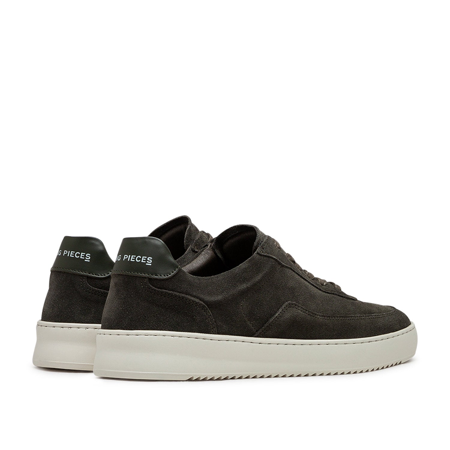 Filling Pieces Mondo Suede (Dunkelgrün / Weiß)  - Allike Store