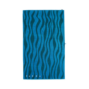 Parra Aqua Weed Waves Beach Towel (Blau / Petrol) - Allike Store