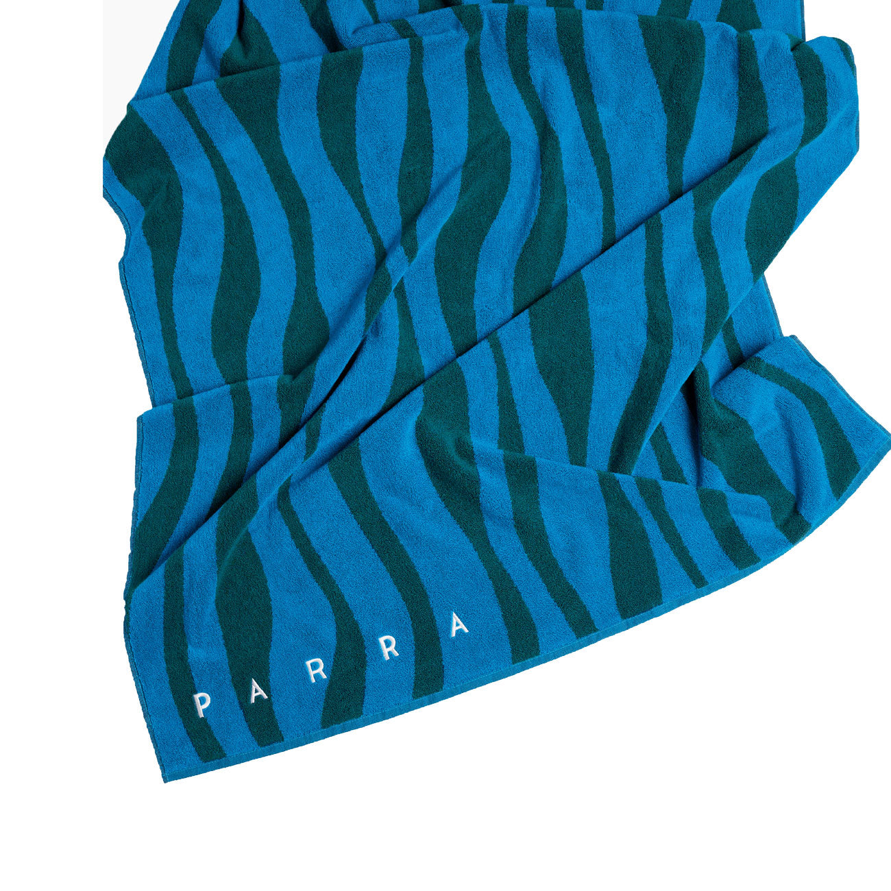 Parra Aqua Weed Waves Beach Towel (Blau / Petrol) - Allike Store