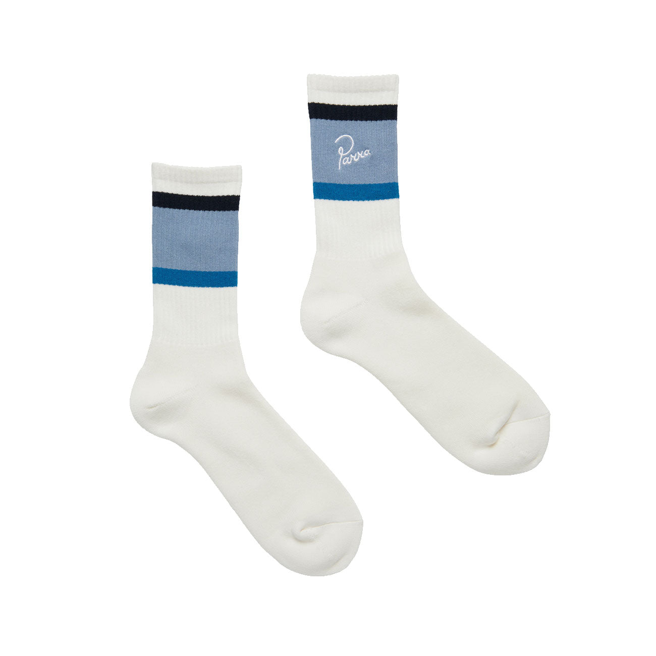 by Parra Classic Logo Crew Socks (Weiß) - Allike Store