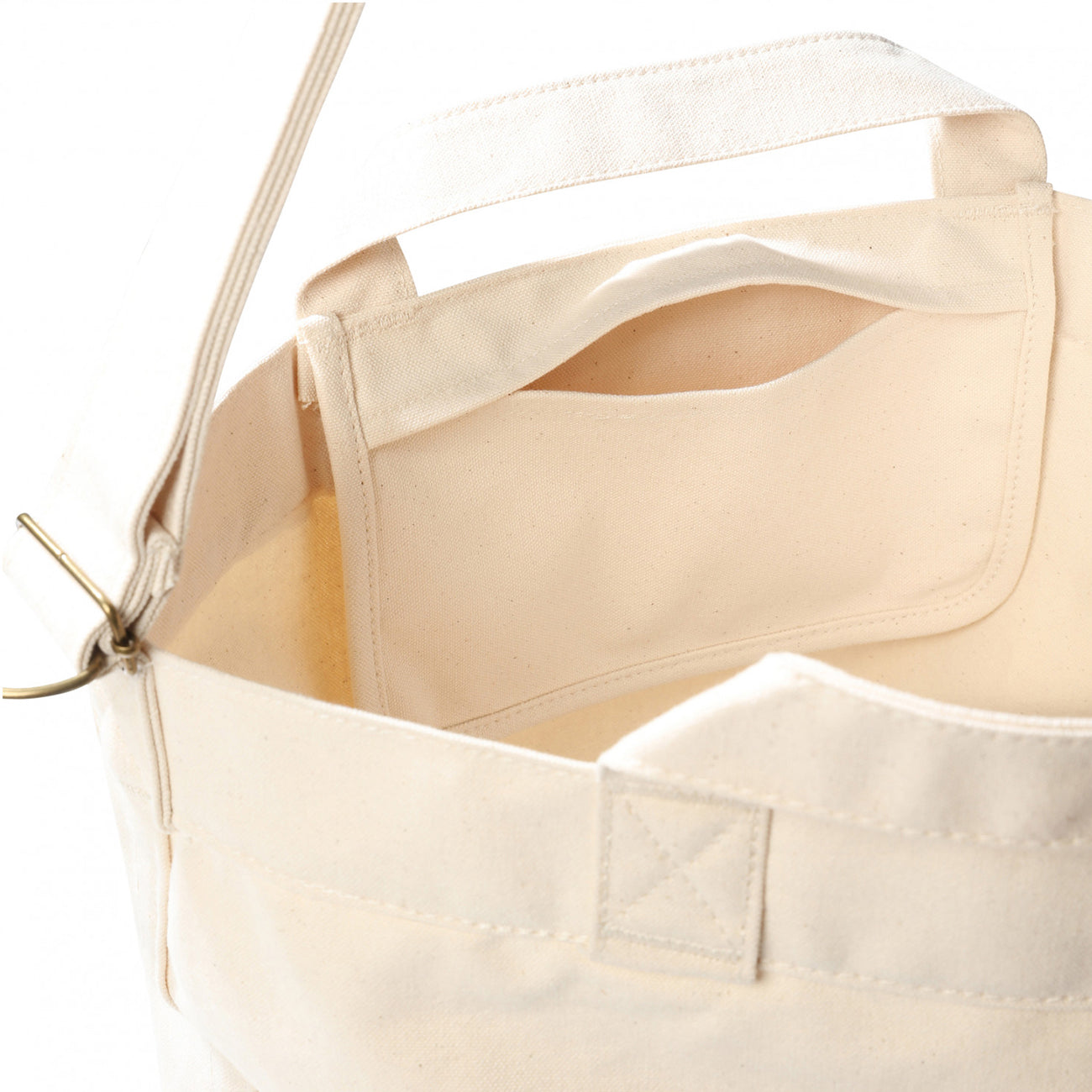 The North Face Adjustable Tote Bag (Beige / Schwarz) - Allike Store