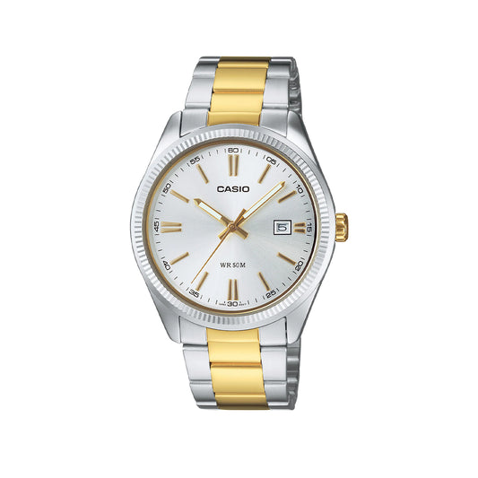 Casio MTP-1302PSG-7AVEF (Silber/Gold)  - Cheap Witzenberg Jordan Outlet