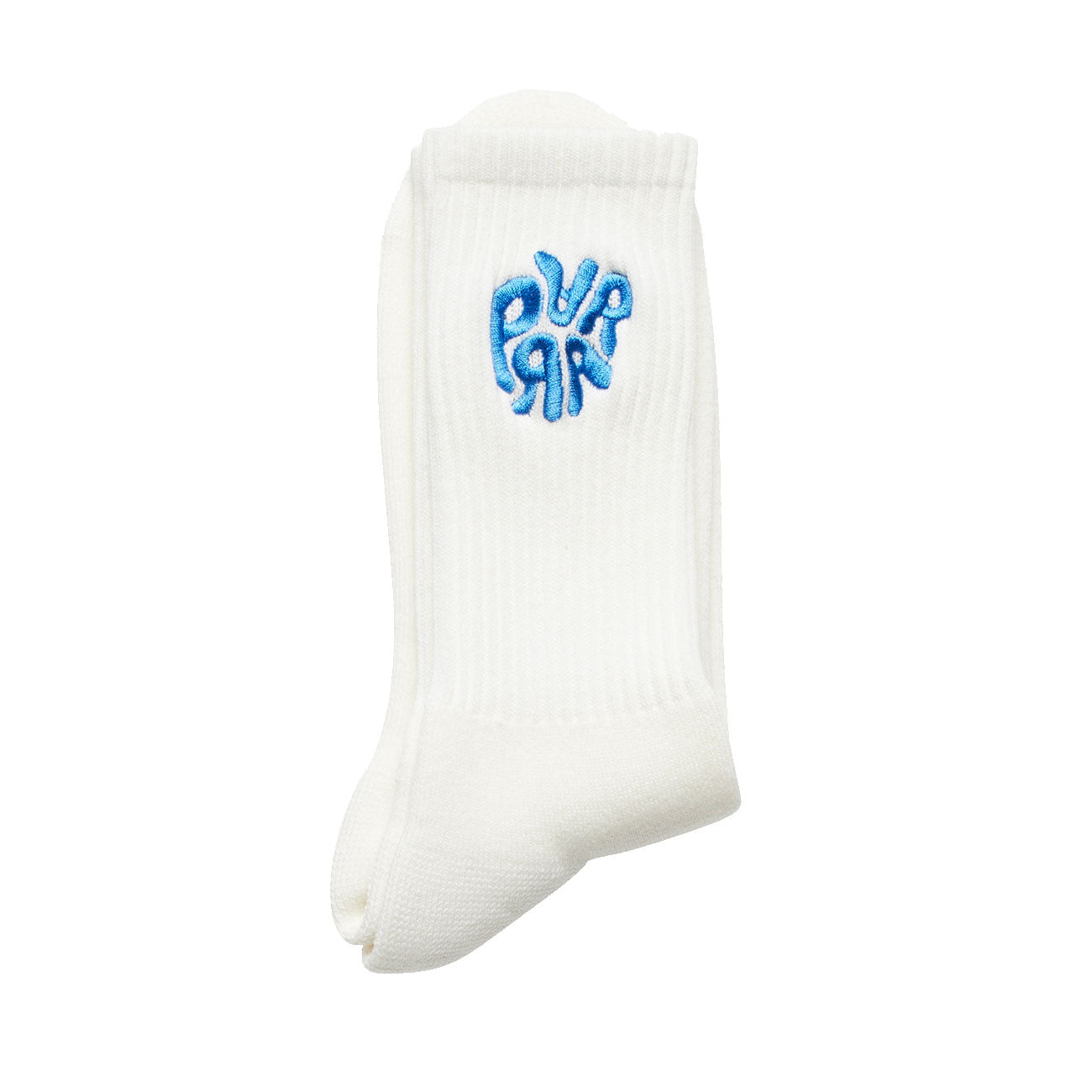 by Parra 1976 Logo Crew Socks (Weiß / Blau) - Allike Store