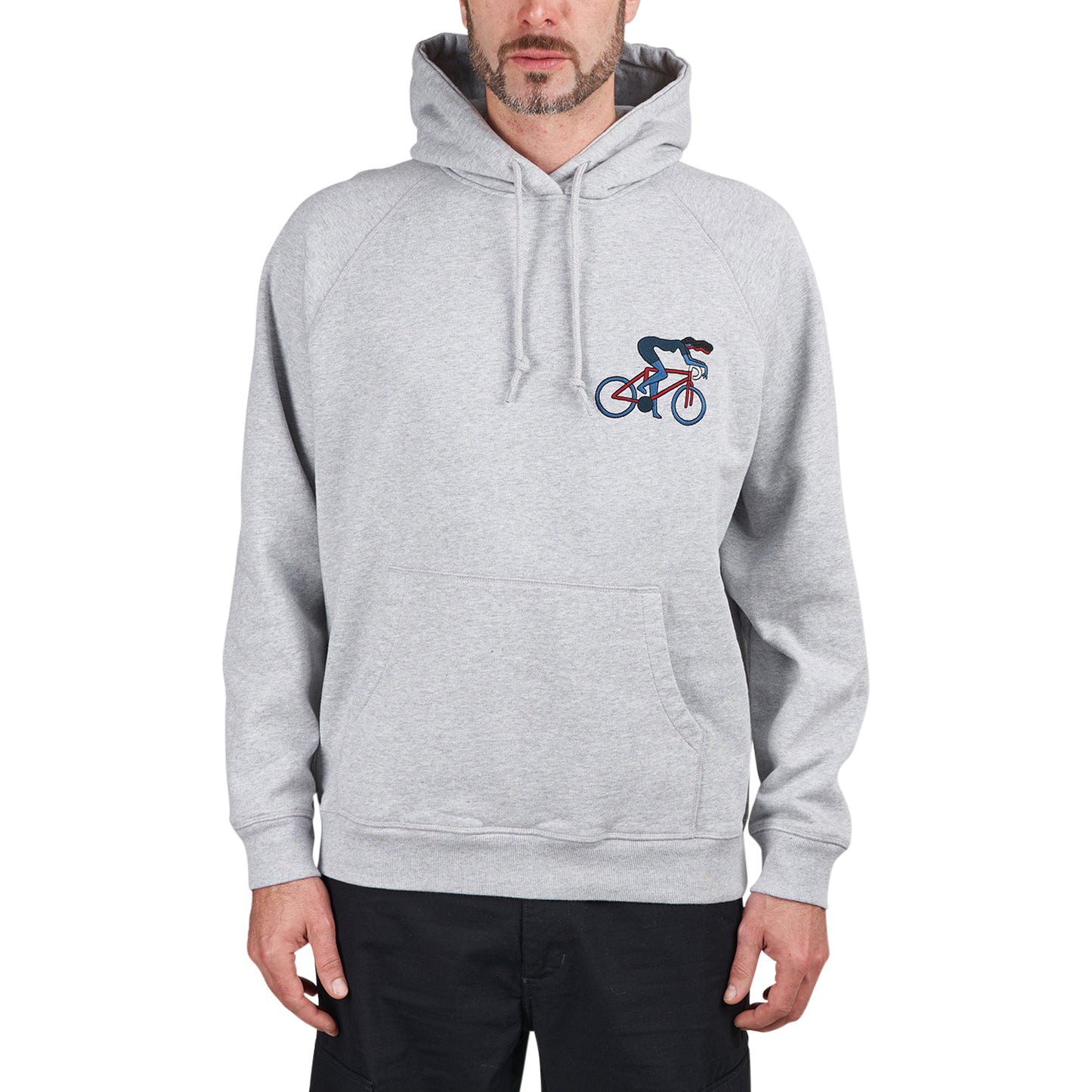 by Parra Cat Defense Hooded Sweatshirt (Grau / Multi)  - Allike Store