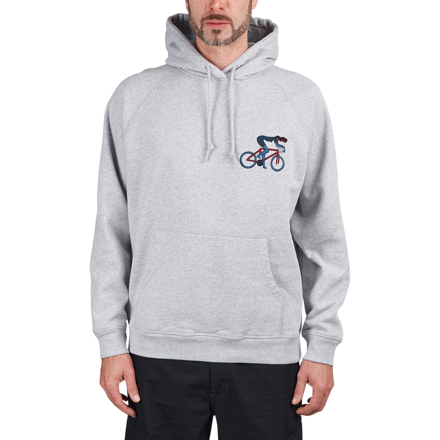 by Parra Cat Defense Hooded Sweatshirt (Grau / Multi)  - Allike Store