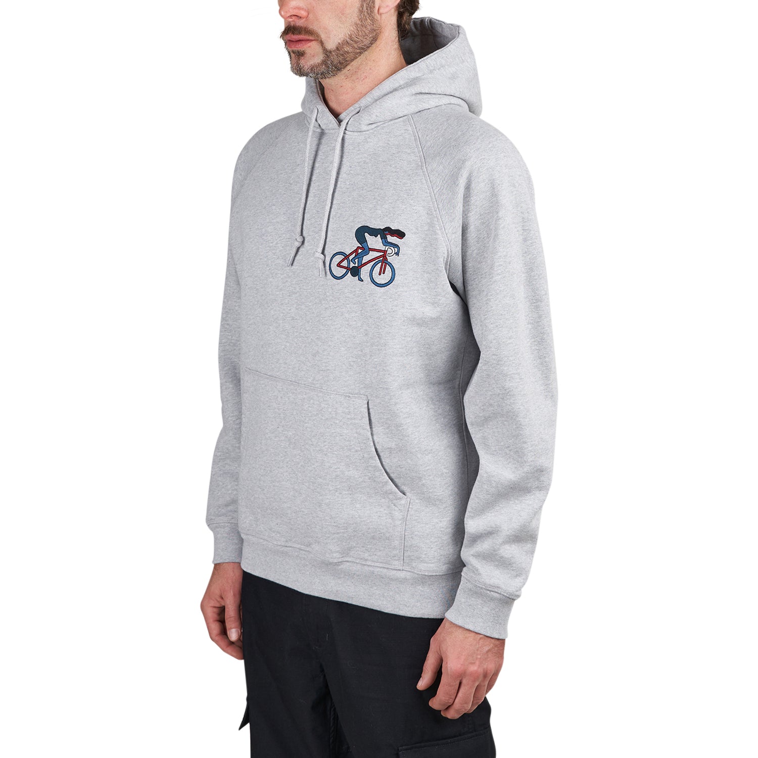 by Parra Cat Defense Hooded Sweatshirt (Grau / Multi)  - Allike Store