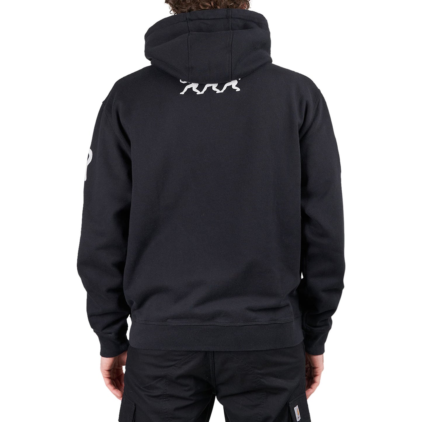 by Parra Zipped Pigeon Zip Hooded Sweatshirt (Schwarz) - Allike Store