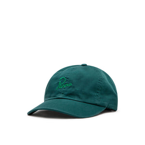 by Parra Script Logo 6 Panel Hat (Grün) - Allike Store