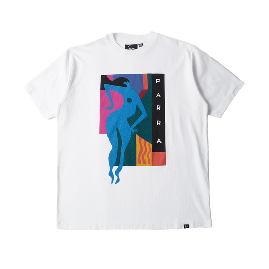 by Parra Beached an Blank T-Shirt (White)