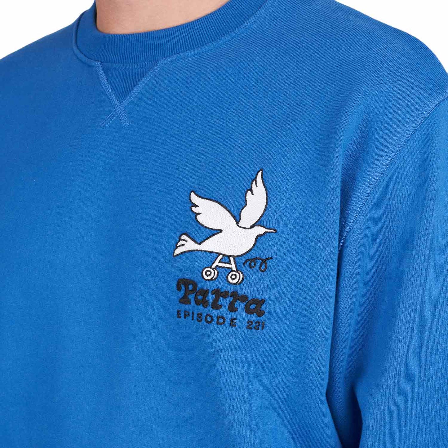 by Parra Wheel Chested Bird Sweater (Blau) - Allike Store