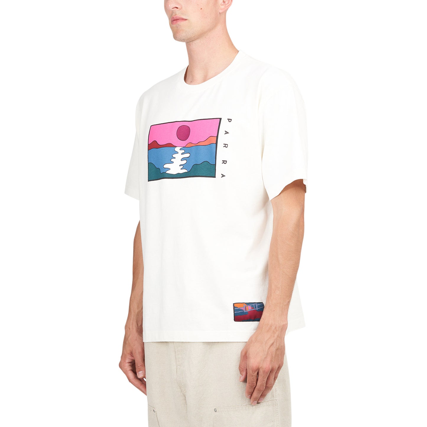 by Parra No Trespassing T-Shirt (Beige) - Allike Store