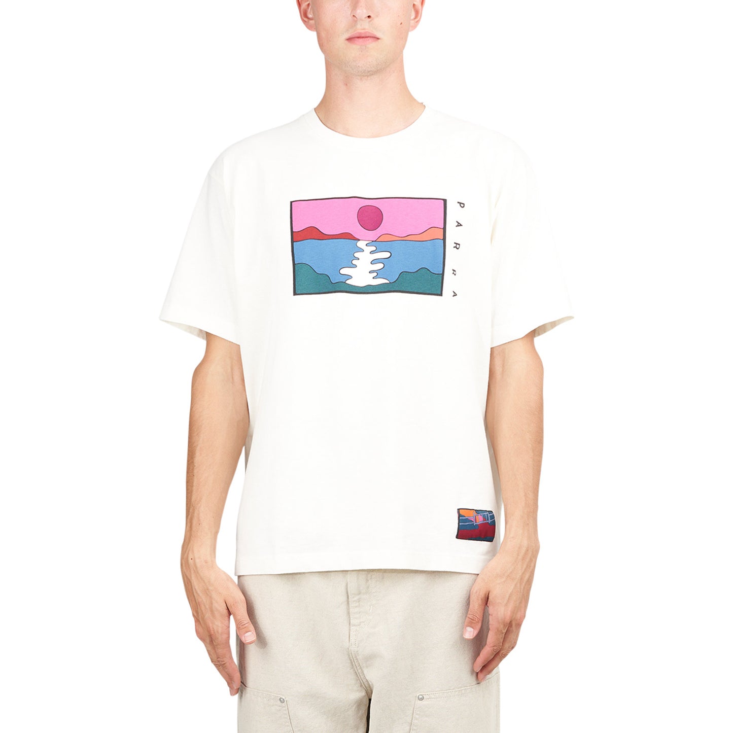 by Parra No Trespassing T-Shirt (Beige) - Allike Store