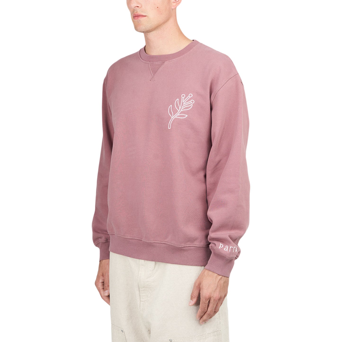 by Parra Duck Attack Crew Neck Sweatshirt (Rosa) - Allike Store