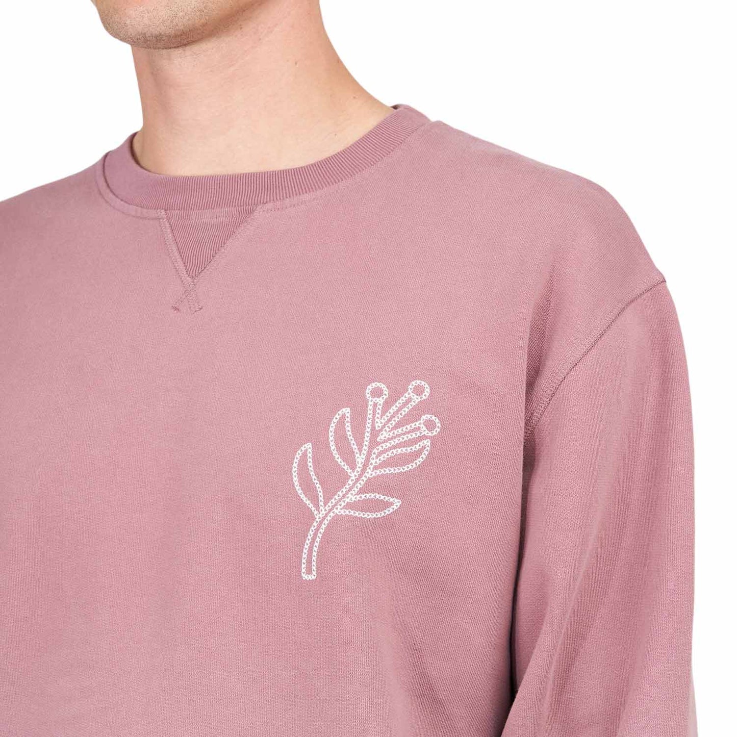 by Parra Duck Attack Crew Neck Sweatshirt (Rosa) - Allike Store