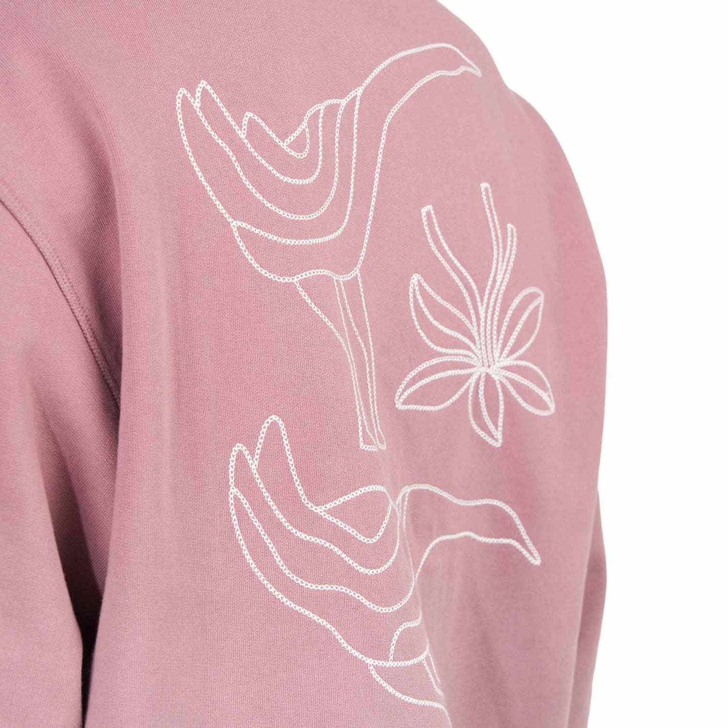 by Parra Duck Attack Crew Neck Sweatshirt (Rosa) - Allike Store