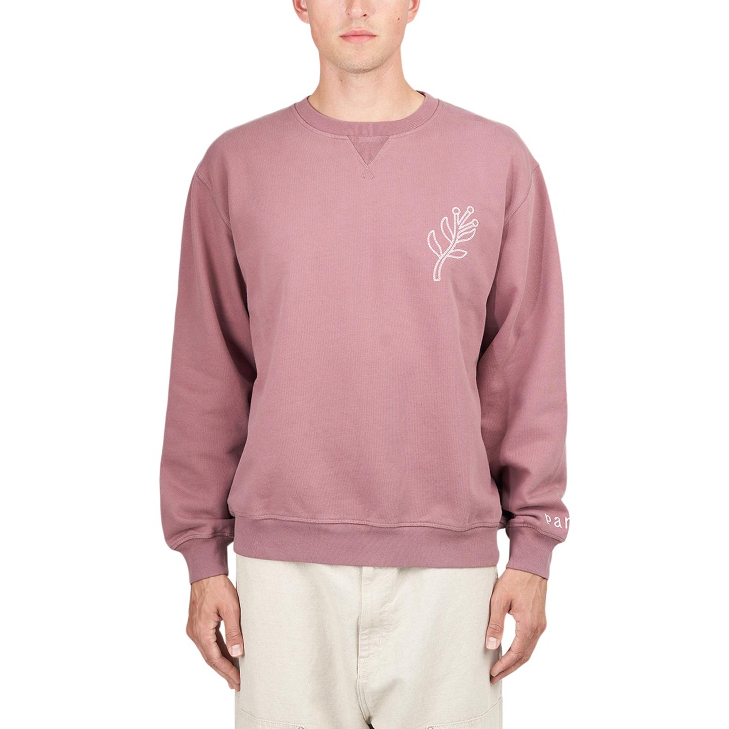 by Parra Duck Attack Crew Neck Sweatshirt (Rosa) - Allike Store