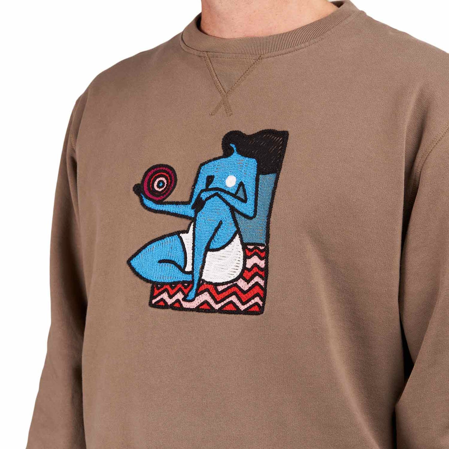 by Parra Future Visions Crew Neck Sweatshirt (Grau) - Allike Store