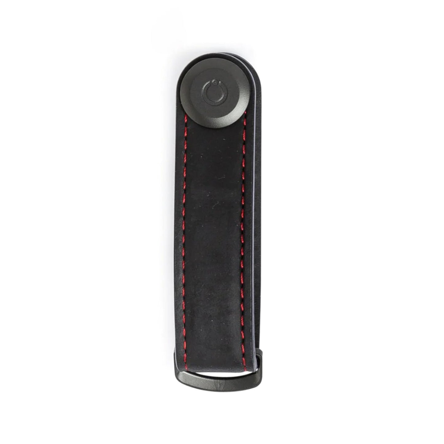 Orbitkey Crazy Horse Leather Key Organiser (Schwarz / Rot) - Allike Store