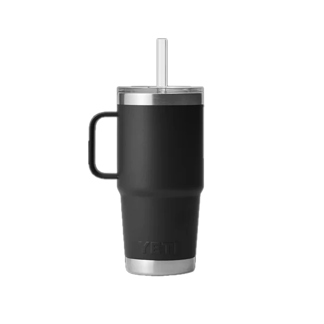 Yeti Rambler 25oz (739ml) Straw Mug (Schwarz) - Allike Store