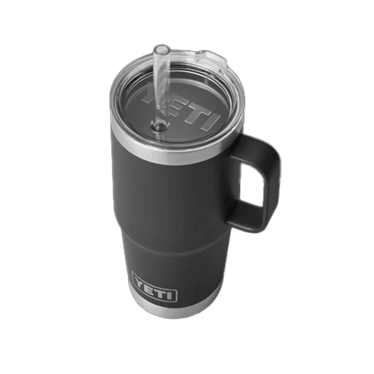 Yeti Rambler 25oz (739ml) Straw Mug (Schwarz) - Allike Store