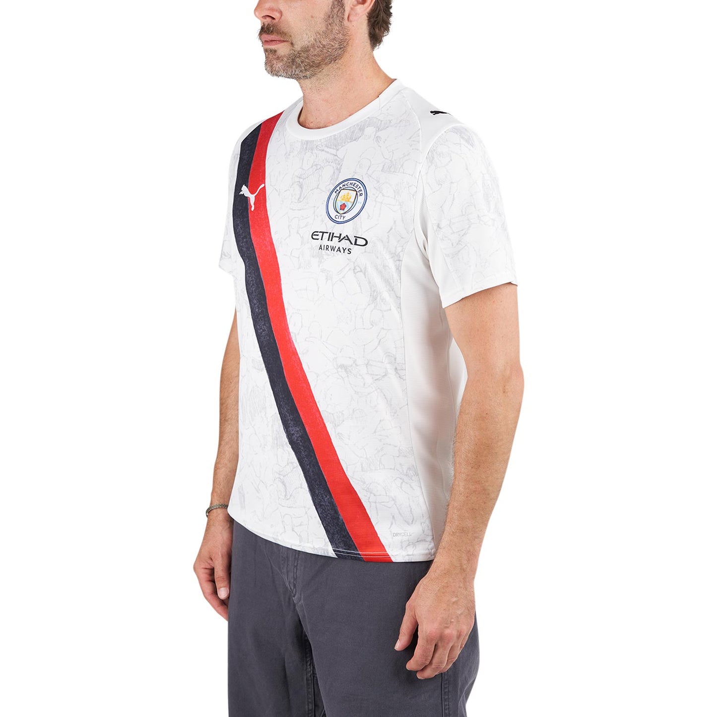 Puma x KidSuper Manchester City Trikot (Weiss) - Allike Store