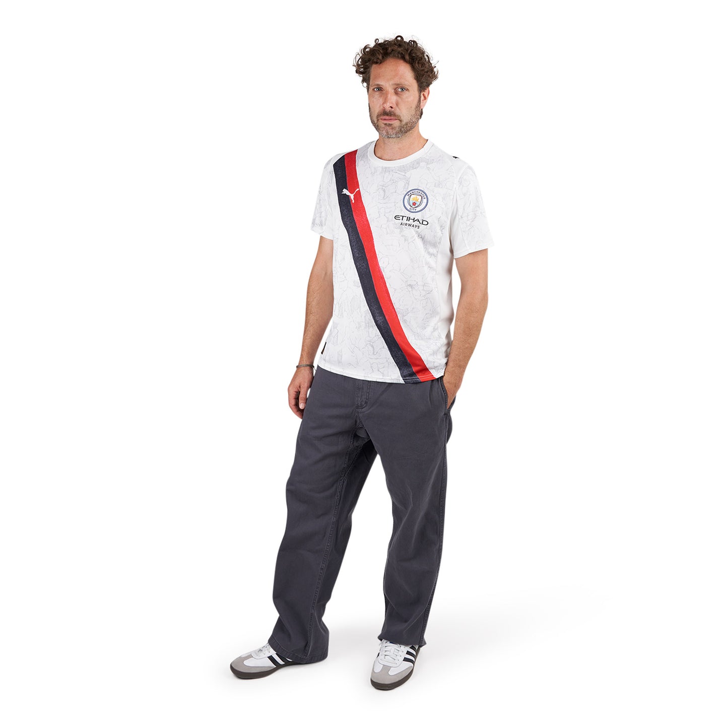 Puma x KidSuper Manchester City Trikot (Weiss) - Allike Store