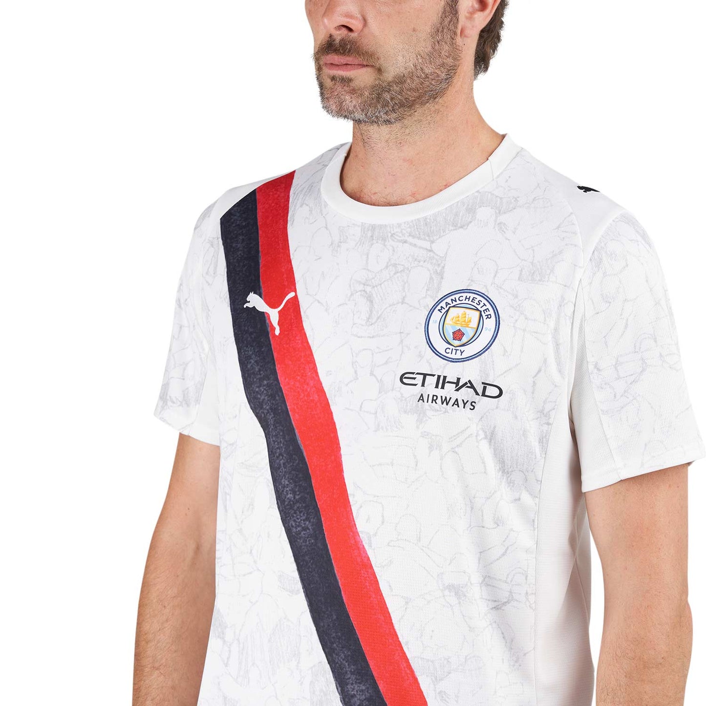 Puma x KidSuper Manchester City Trikot (Weiss) - Allike Store