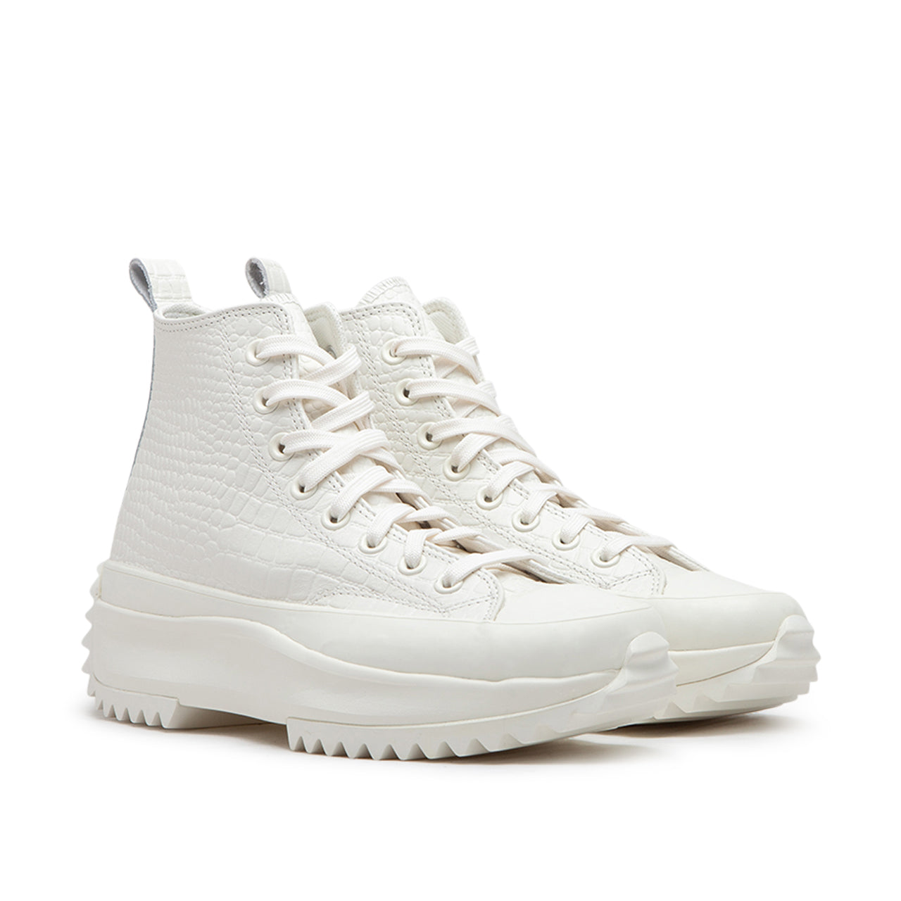 Converse Run Star Hike Platform Croco Embossed (Weiß) - Allike Store