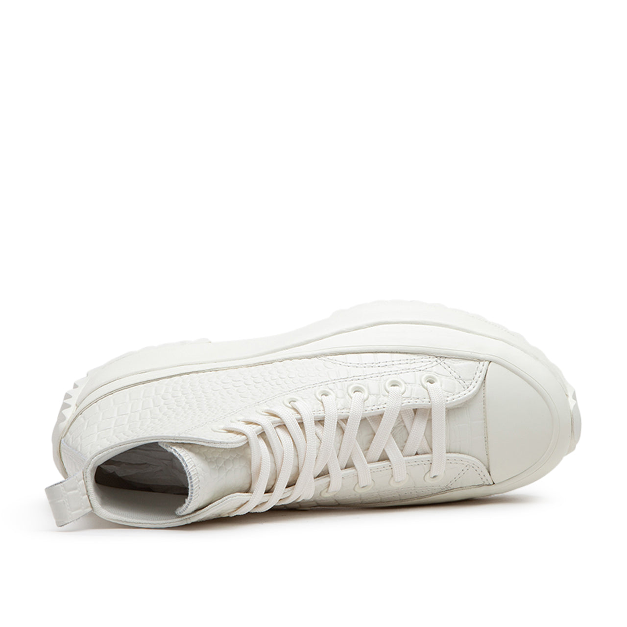 Converse Run Star Hike Platform Croco Embossed (Weiß) - Allike Store